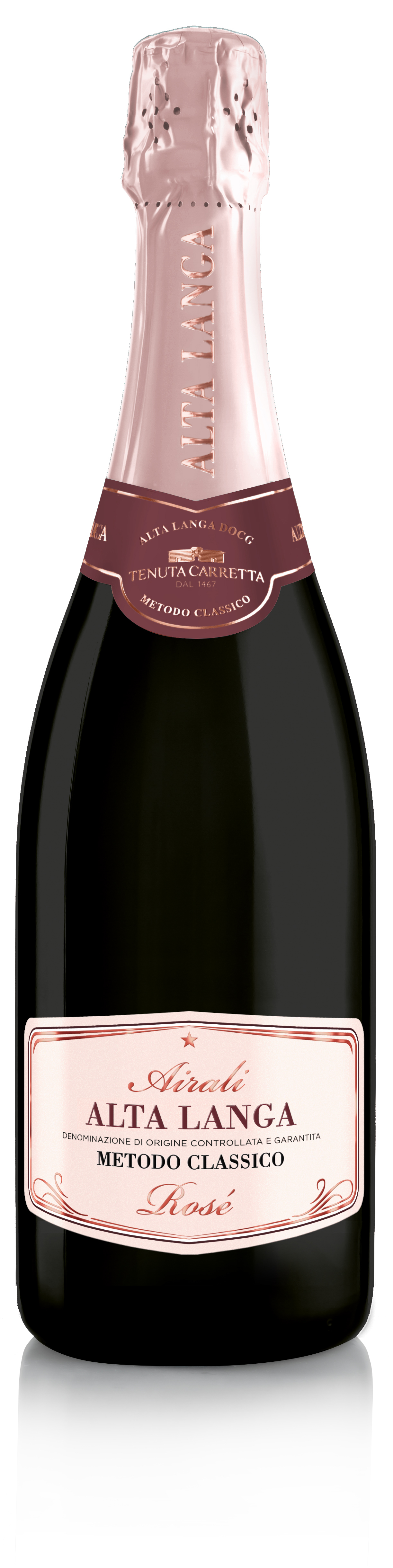 0.Alta Langa DOCG Rosé Airali Extra Brut 2022